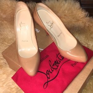 Christian Louboutin Camel heels